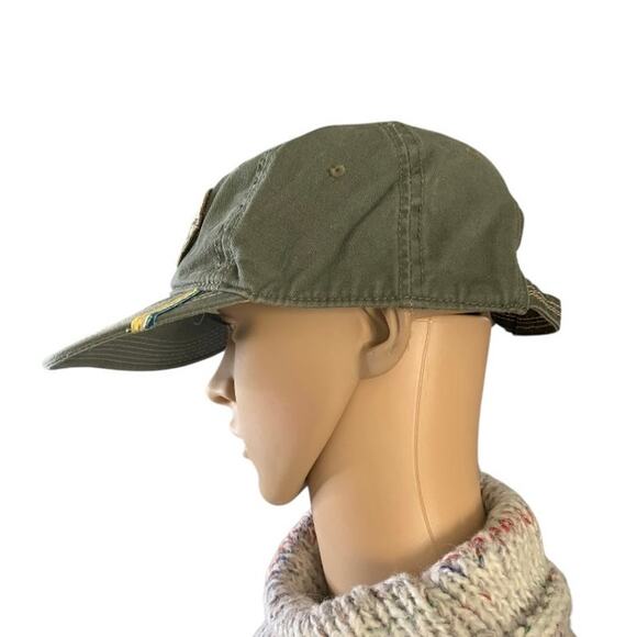 Corona Extra Army Green Cap Adjustable Vented Hat Relax Responsibly Unisex - Picture 2 of 9